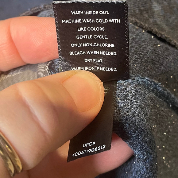 Simply Vera VeraWang Womens Blue Ombré Pullover Sweater Size Large - Picture 6 of 8